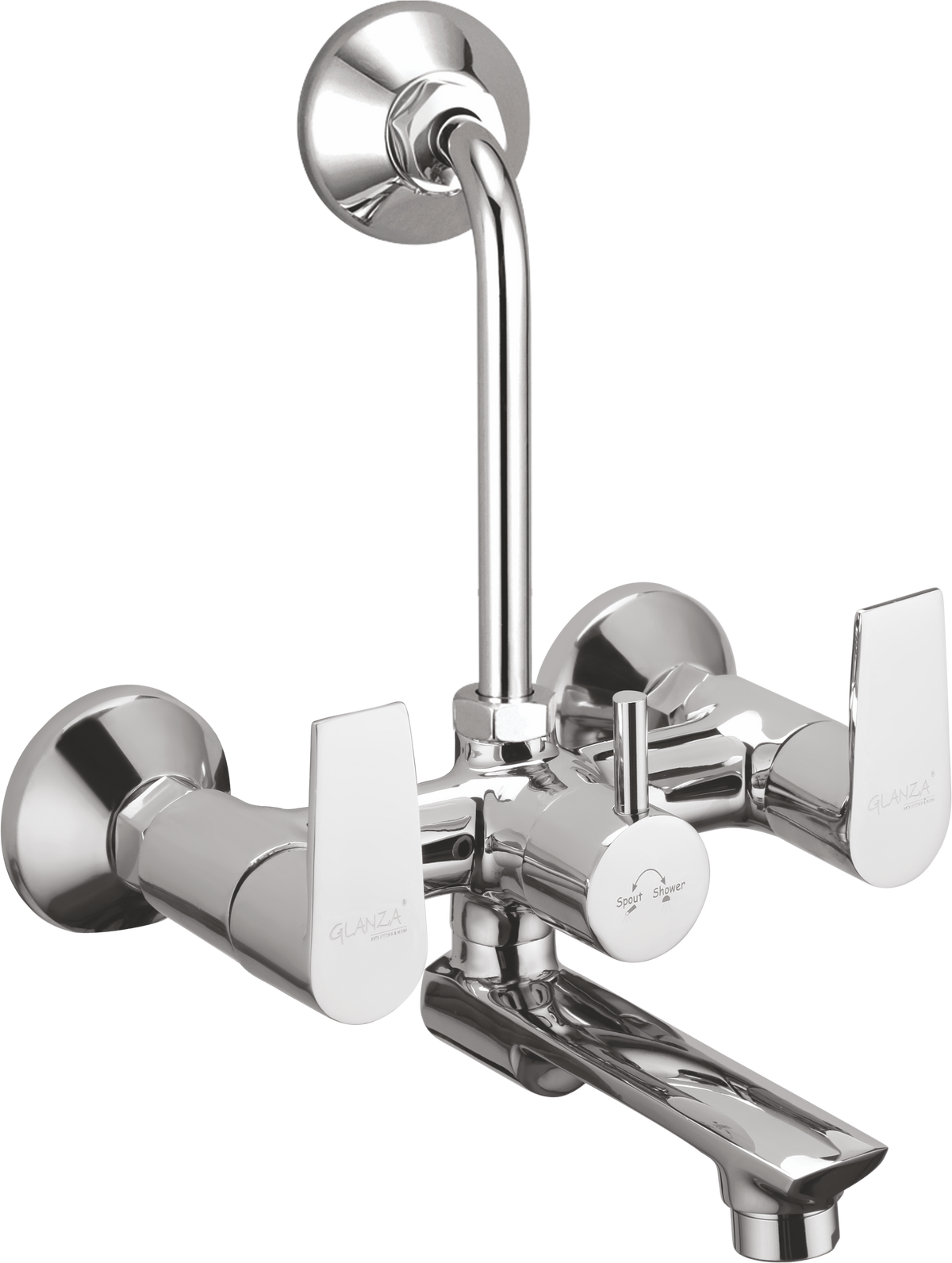 Glanza Eros | ER-24 Wall Mixer Telephonic with L-Bend