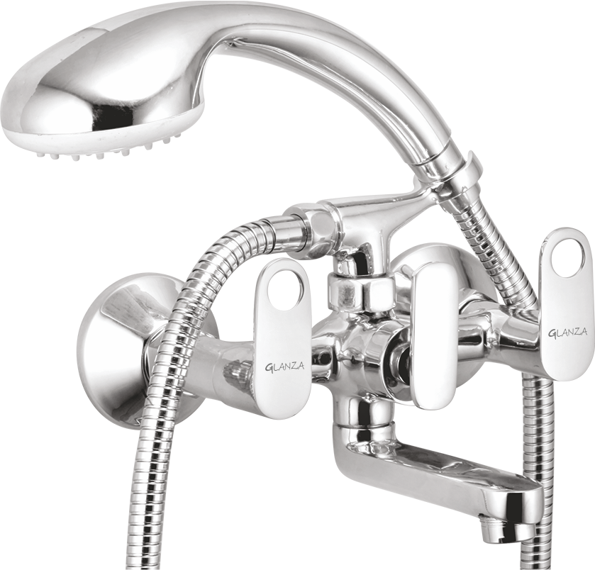 RY-25 Wall Mixer Telephonic with Crutch | Glanza Rays Collection