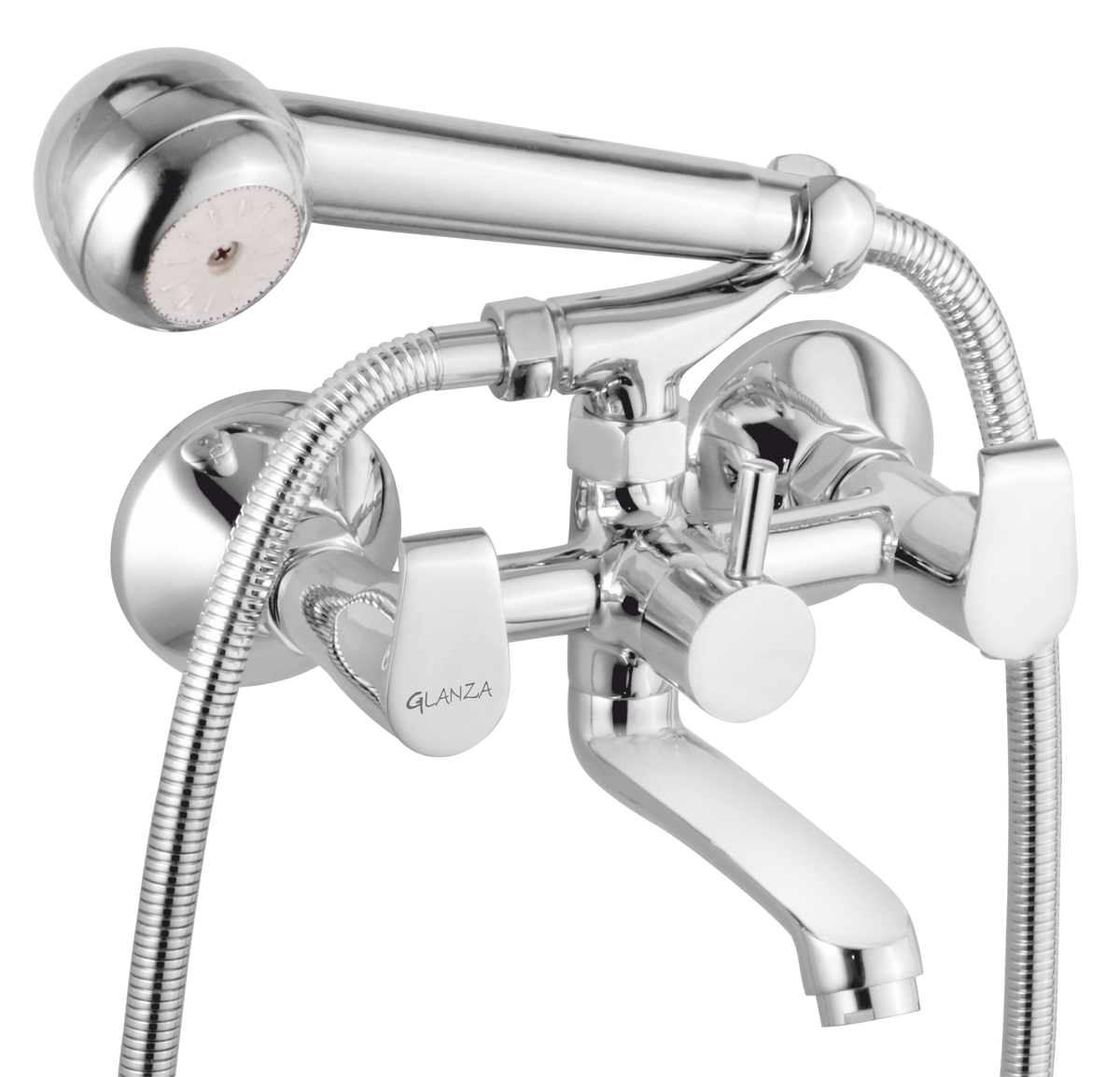 AS-25 Wall Mixer Telephonic with Crutch | Glanza Aster Collection
