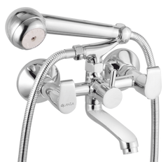 AS-25 Wall Mixer Telephonic with Crutch | Glanza Aster Collection