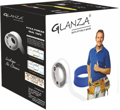 Teflon Tape P.T.F.E Thread 12mm x 0.1mm x 10mtr | Glanza