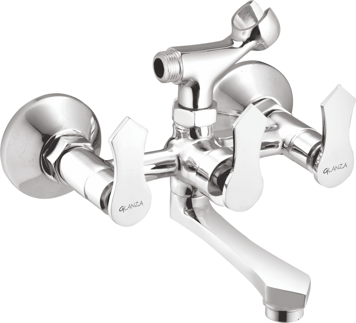 Wall Mixer Telephonic with Crutch – LF-25 | Glanza Leaf Collection