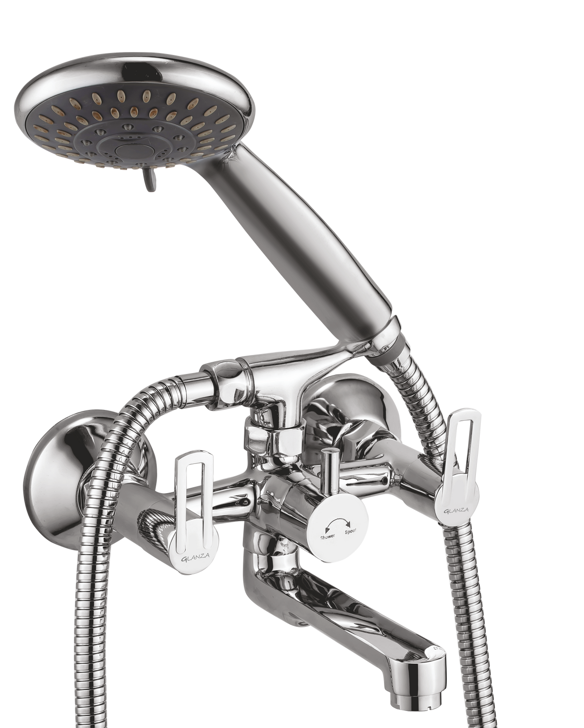 Wall Mixer Telephonic with Crutch – AE-25 | Glanza Arise Collection