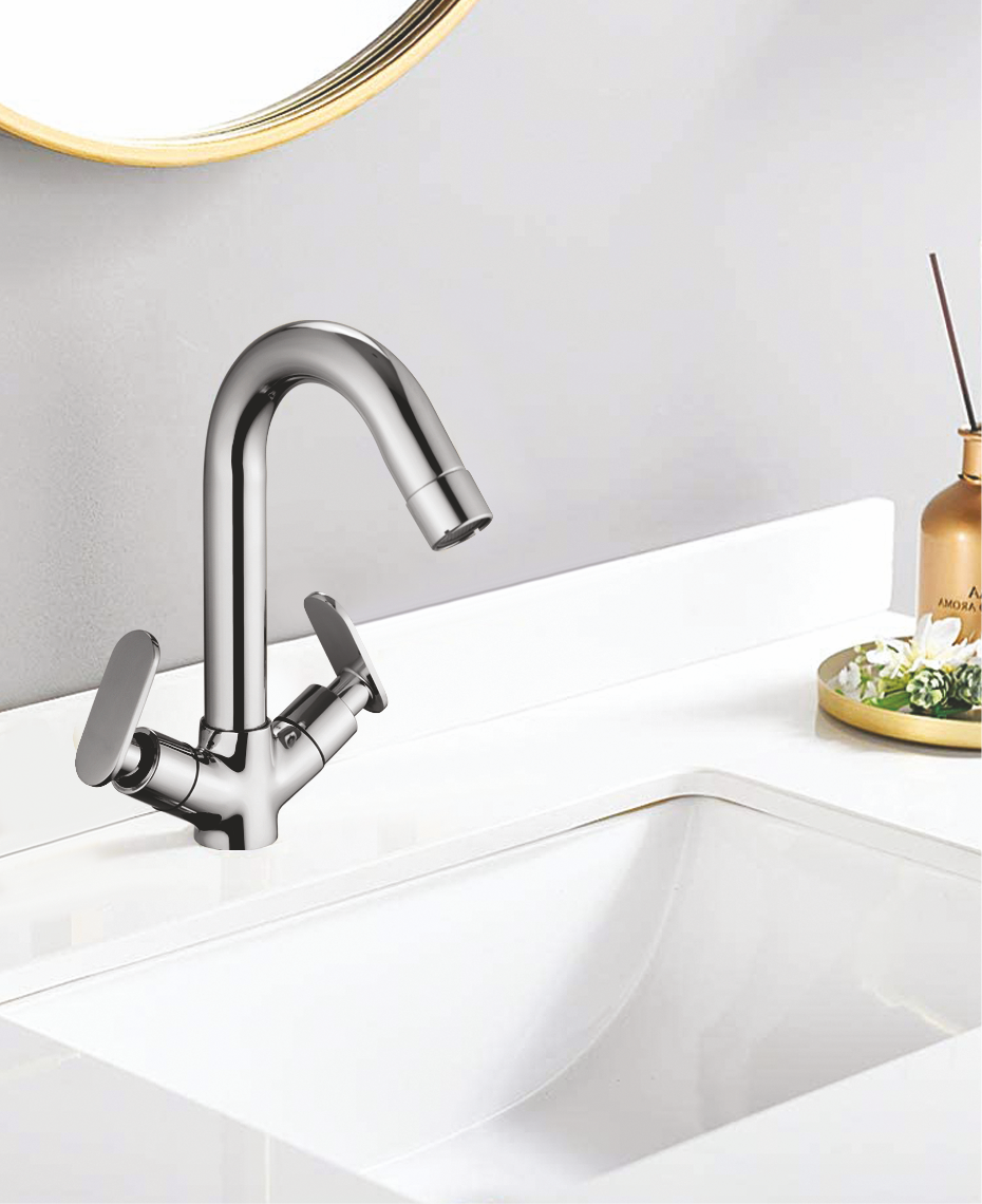 Centre Hole Basin Mixer MN-18 | Glanza Moon