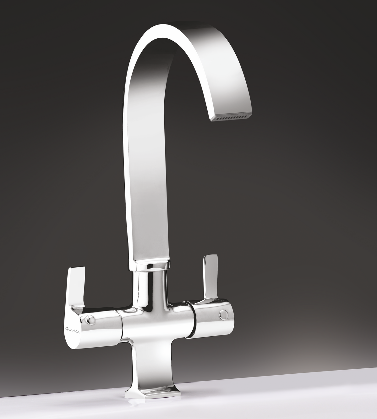 Centre Hole Basin Mixer Casted – EG-19 | Glanza Edge Collection