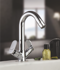 PR-18 Centre Hole Basin Mixer Casted | Glanza Prime Collection