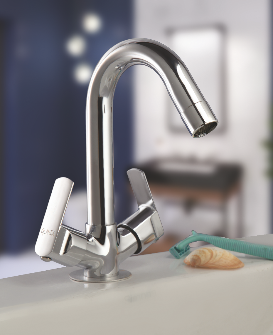 Centre Hole Basin Mixer DN-18 | Glanza Donald