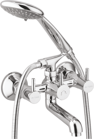 Glanza Hi-Flow | Hi-25 Wall Mixer Telephonic with Crutch