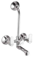 Wall Mixer Telephonic with L-Bend – CU-24 | Glanza Cubix Collection