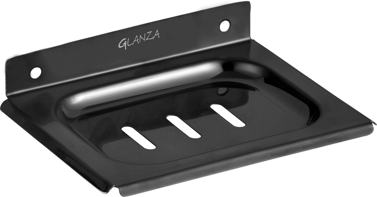 Soap Dish GSD-252B Black | Glanza Royal