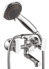 Wall Mixer Telephonic with Crutch – CU-25 | Glanza Cubix Collection