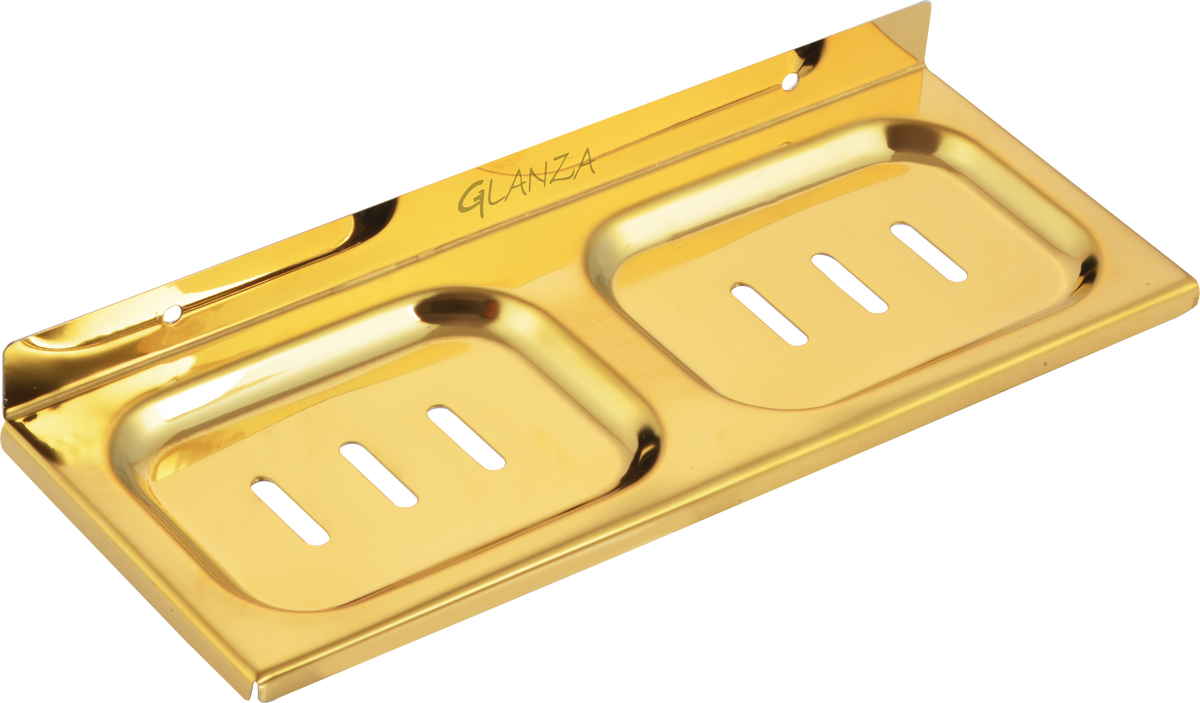 Soap Dish GSD-253G Gold | Glanza Royal