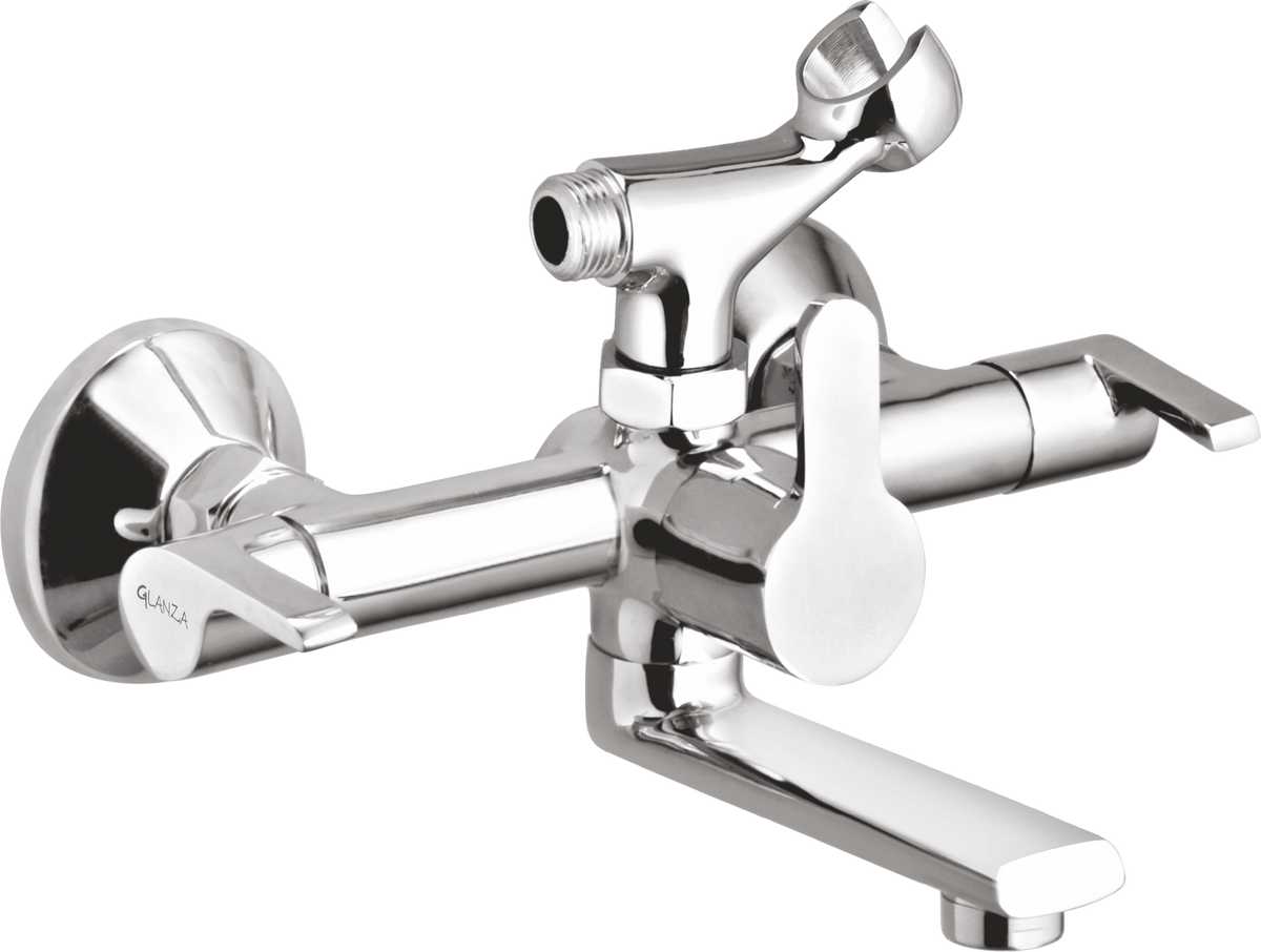 Wall Mixer Telephonic with Crutch – EG-25 | Glanza Edge Collection