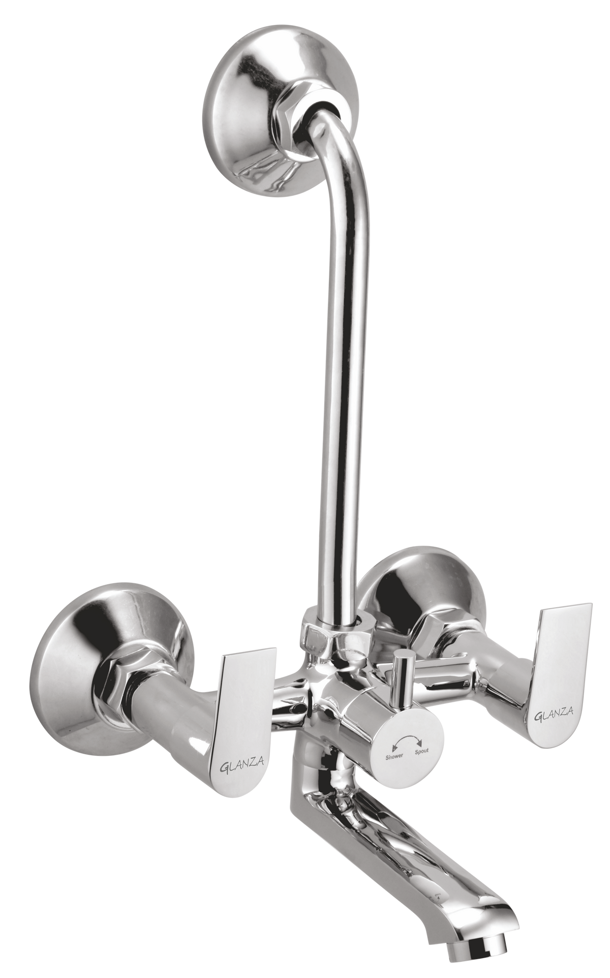 Wall Mixer Telephonic with L-Bend – RG-24 | Glanza Regal Collection