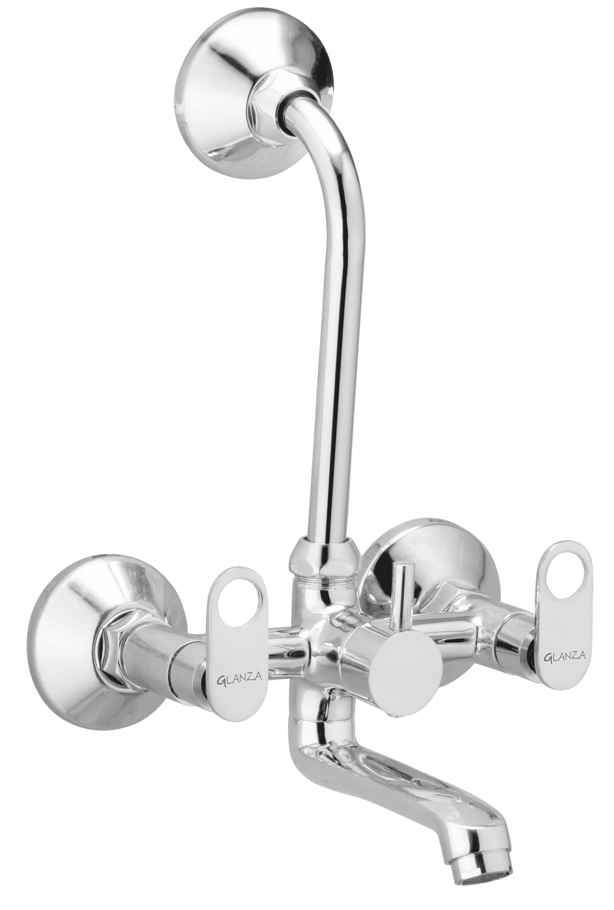 Wall Mixer Telephonic with L-Bend – OL-24 | Glanza Olive Collection