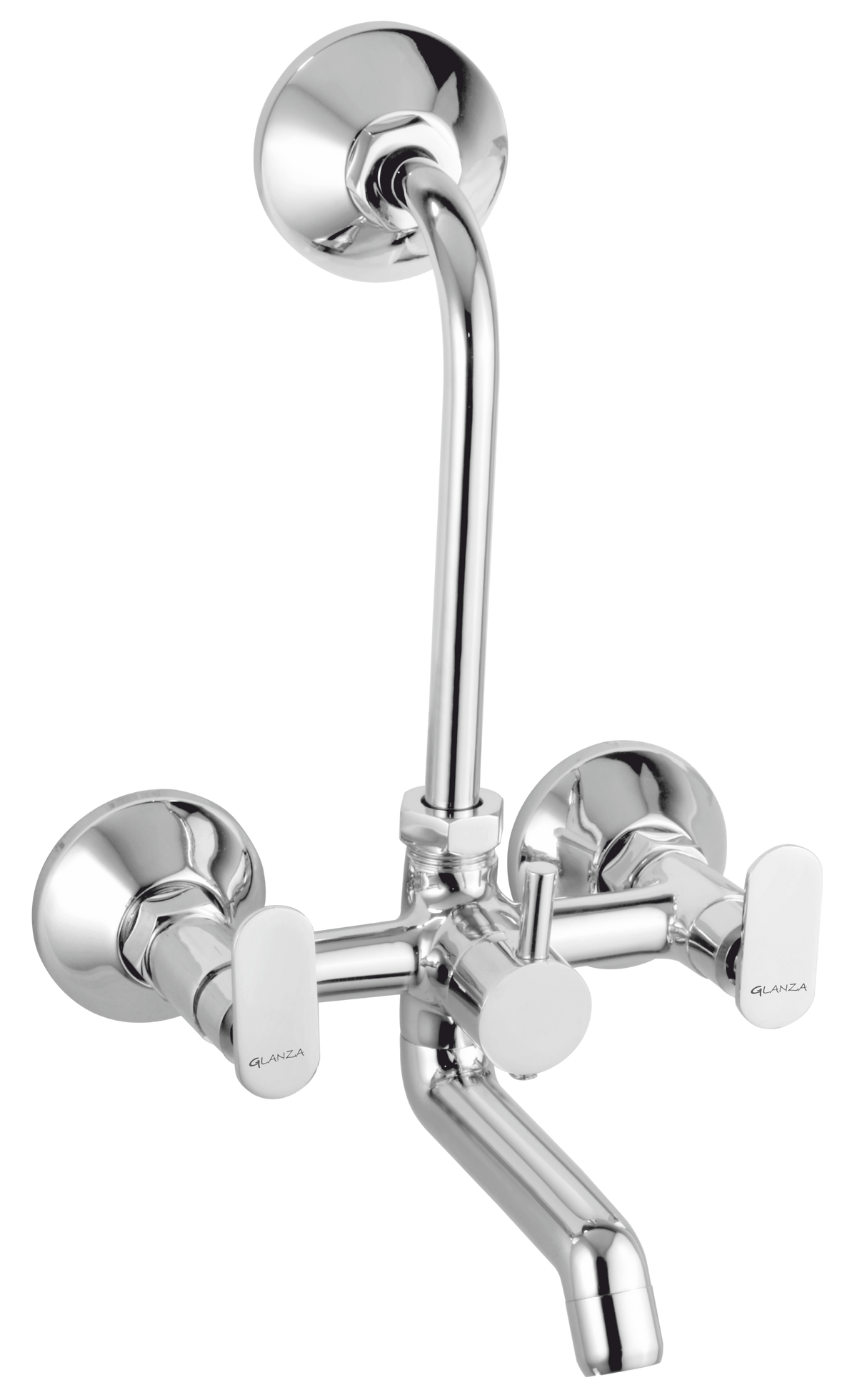 PR-34 Wall Mixer Telephonic with L-Bend | Glanza Prime Collection