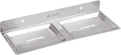 Soap Dish Square Double-01 GDSD-154 | Glanza Four-in-One
