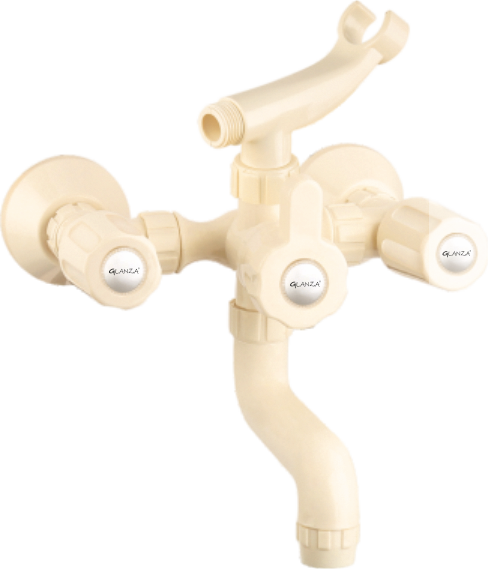 Wall Mixer Telephonic with Crutch – Glanza EURO (EUR-PTMT-25)