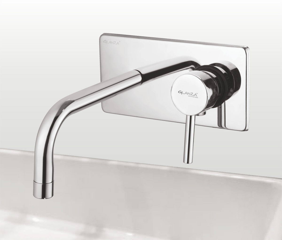 Glanza Hi-Flow | Hi-33 Single Lever Basin Mixer Wall Mounted