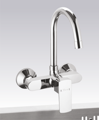 Single Lever Sink Mixer Wall Mounted – CU-30 | Glanza Cubix Collection