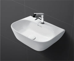 Glanza Wall Hung Basin Raga | 430x295x130mm | Ceramic