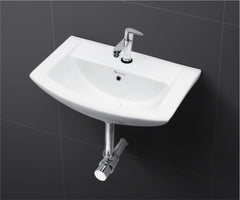 Glanza Wall Hung Basin Cipro | 445x325x160mm| Ceramic
