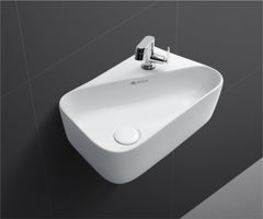 Glanza Wall Hung Basin Magna | 460x285x130mm | Ceramic