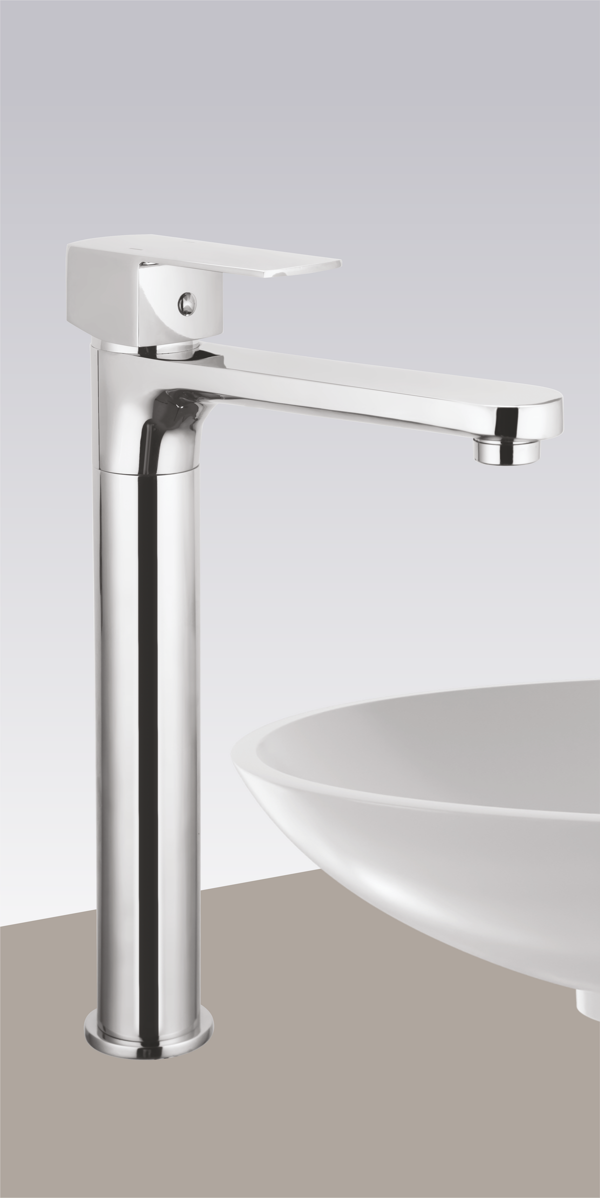 Single Lever Basin Mixer Tall Body – CU-28 | Glanza Cubix Collection