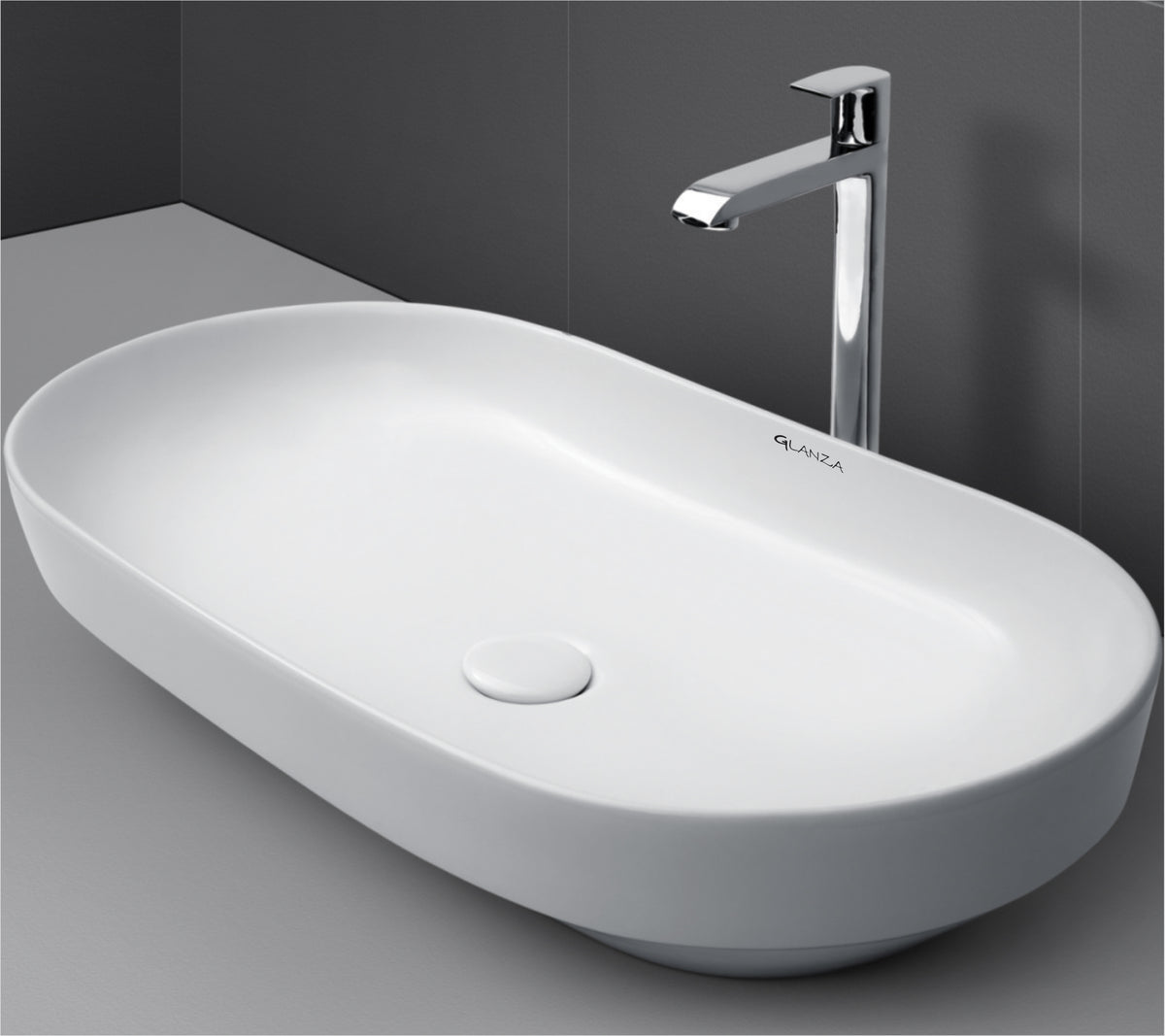 Glanza Table Top Basin Butler | 700x350x125mm | Ceramic