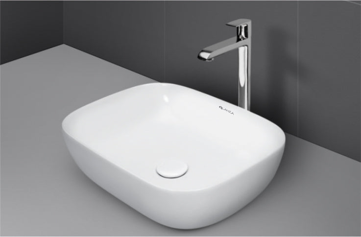 Glanza Table Top Basin Bettle (Glossy) | 455x340x130mm | Ceramic
