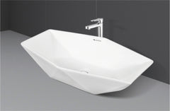 Glanza Table Top Basin Octa | 665x410x150mm | Ceramic