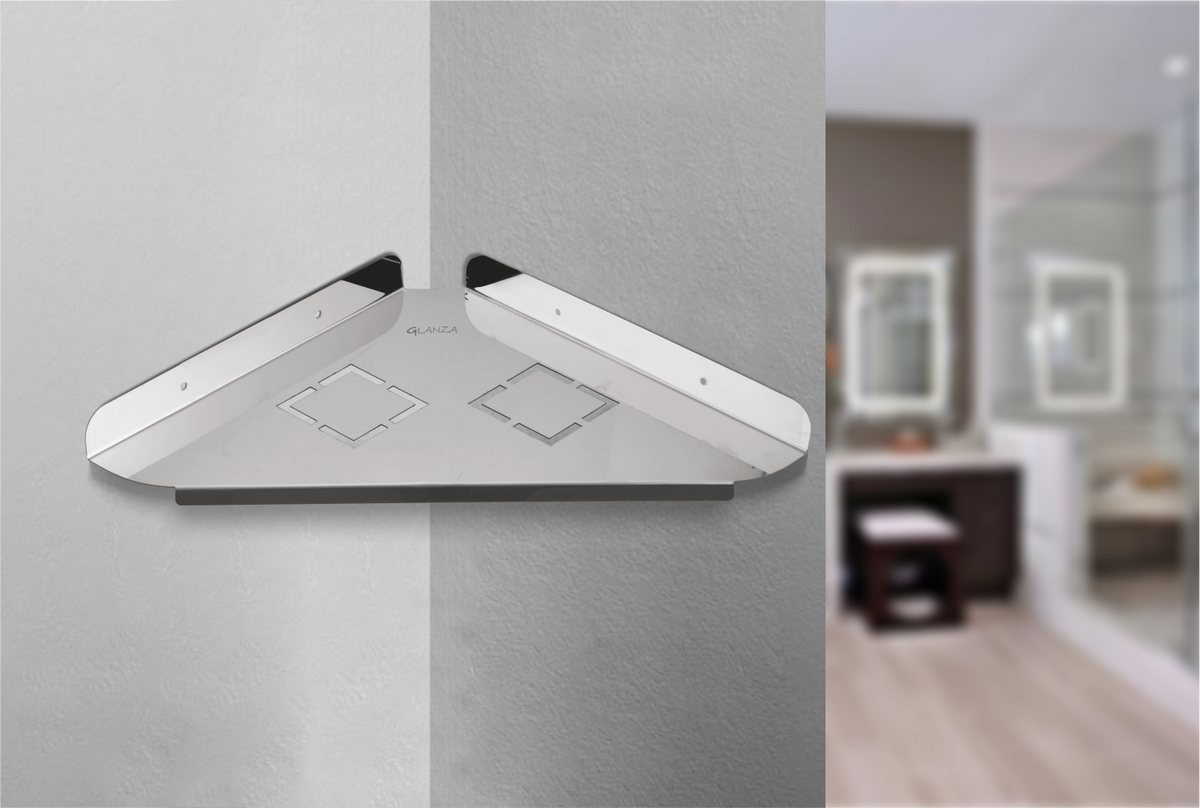 Corner Shelf Fancy Mirror GCS-554M | Glanza