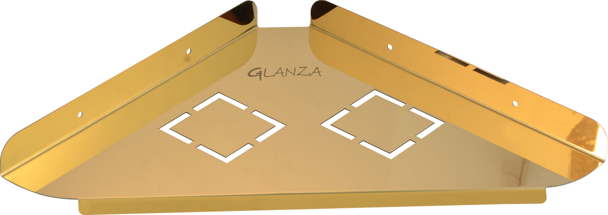 Corner Shelf Fancy Gold GCS-554G | Glanza