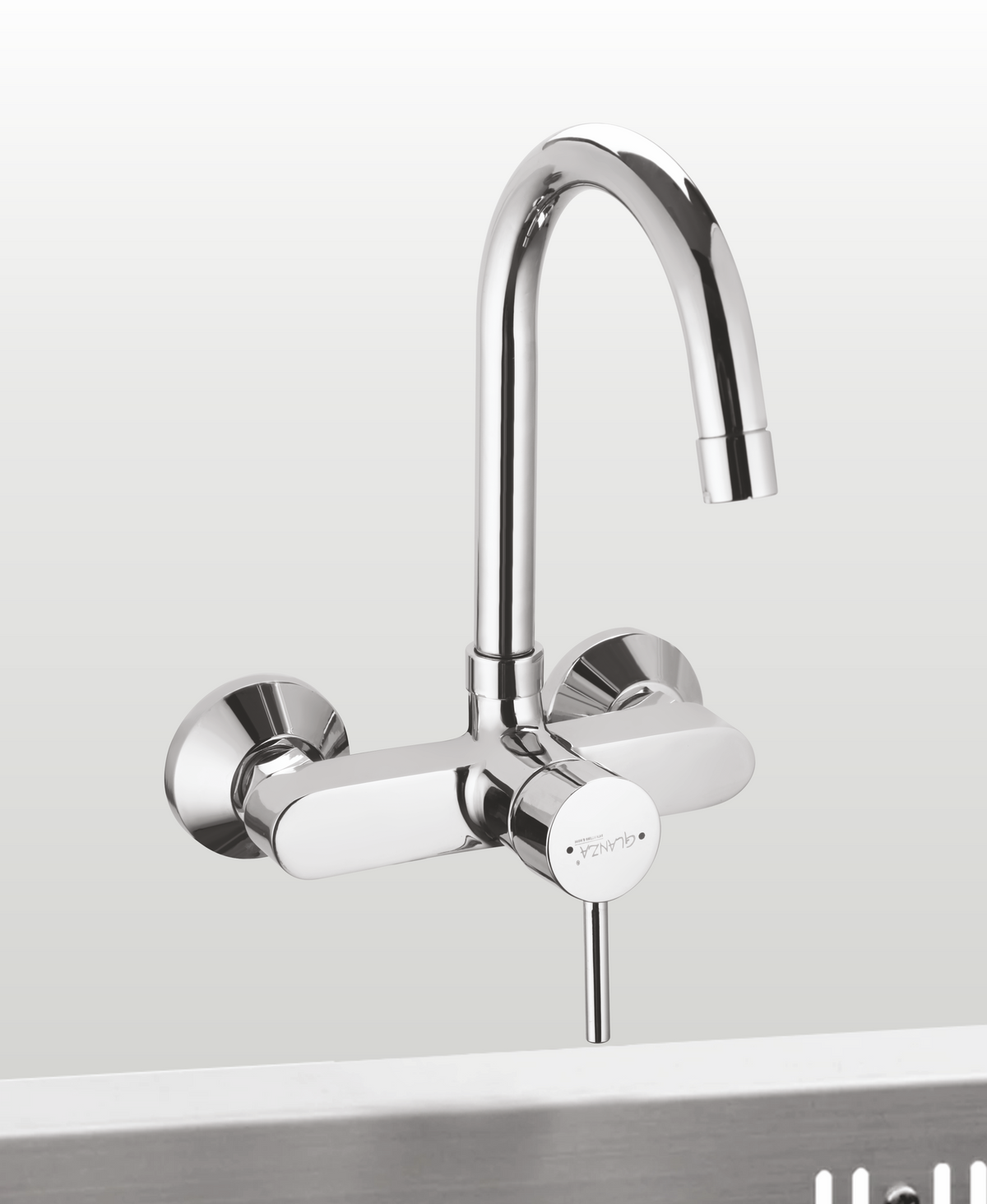 Glanza Hi-Flow | Hi-33 Single Lever Sink Mixer Wall Mounted
