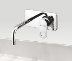 RY-30 Single Lever Basin Mixer Wall Mounted | Glanza Rays Collection