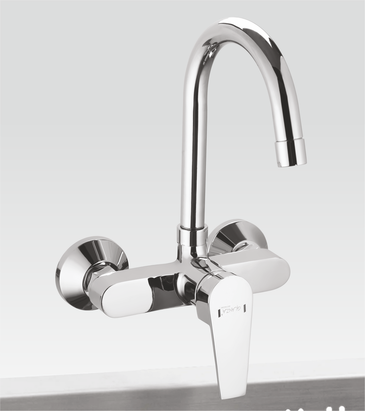 AS-30 Single Lever Sink Mixer Wall Mounted | Glanza Aster Collection