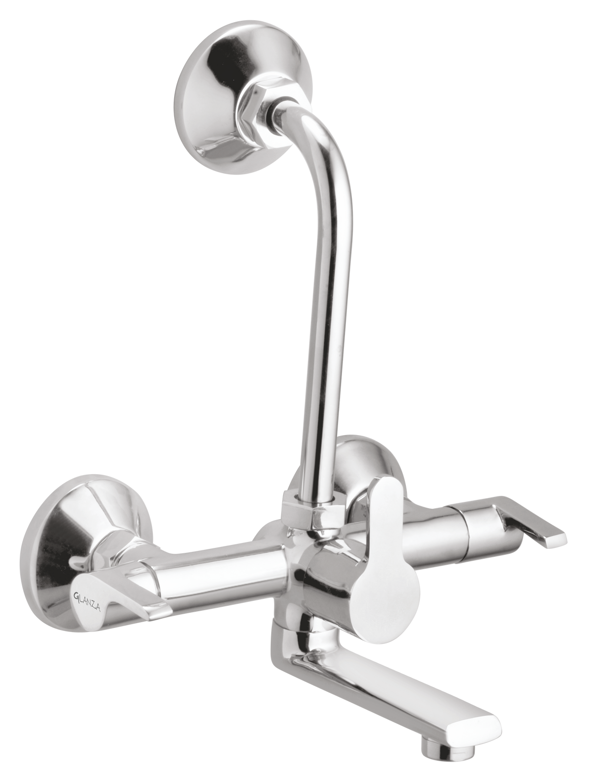 Wall Mixer Telephonic with L-Bend – EG-24 | Glanza Edge Collection