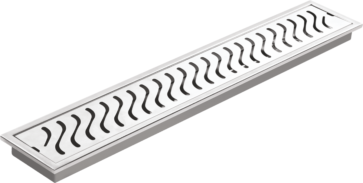 Channel Drainer | Zig Zag Channel Drainer with Trap SS 304 | Glanza