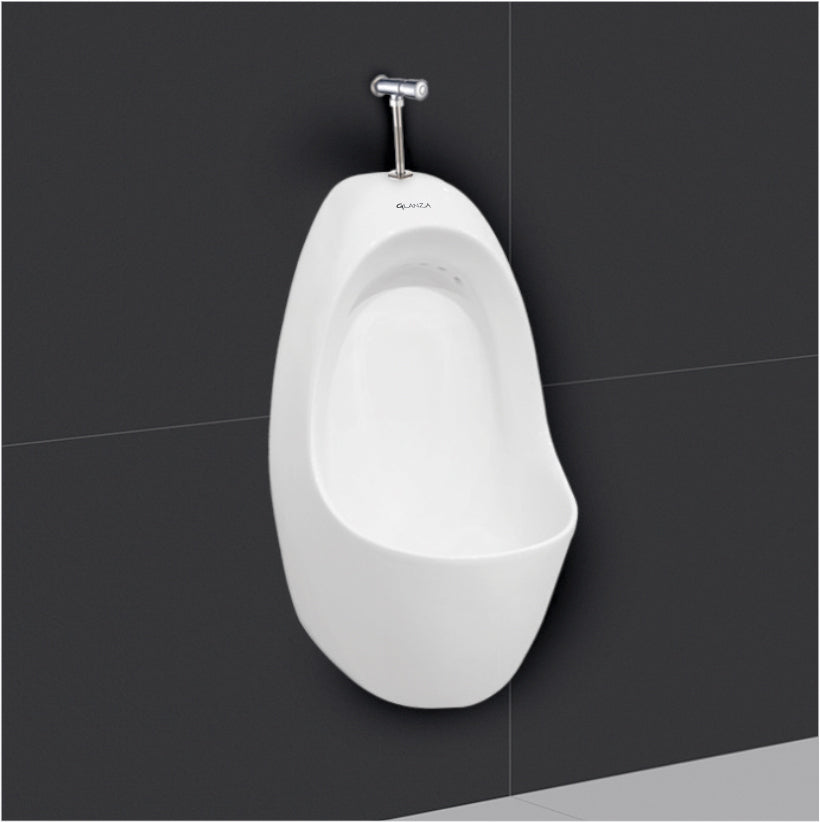 Glanza Wall Hung Urinal Perry | 575x287x300mm | Ceramic