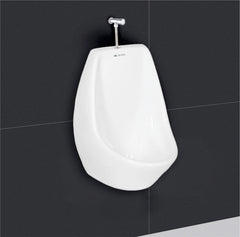 Glanza Wall Hung Urinal Nero | 280x280x400mm | Ceramic