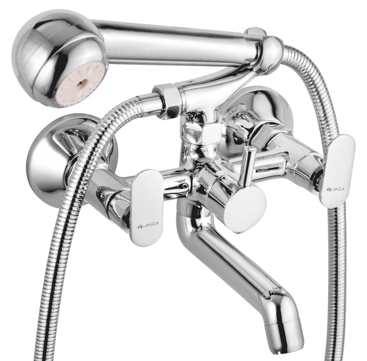 PR-25 Wall Mixer Telephonic with Crutch | Glanza Prime Collection