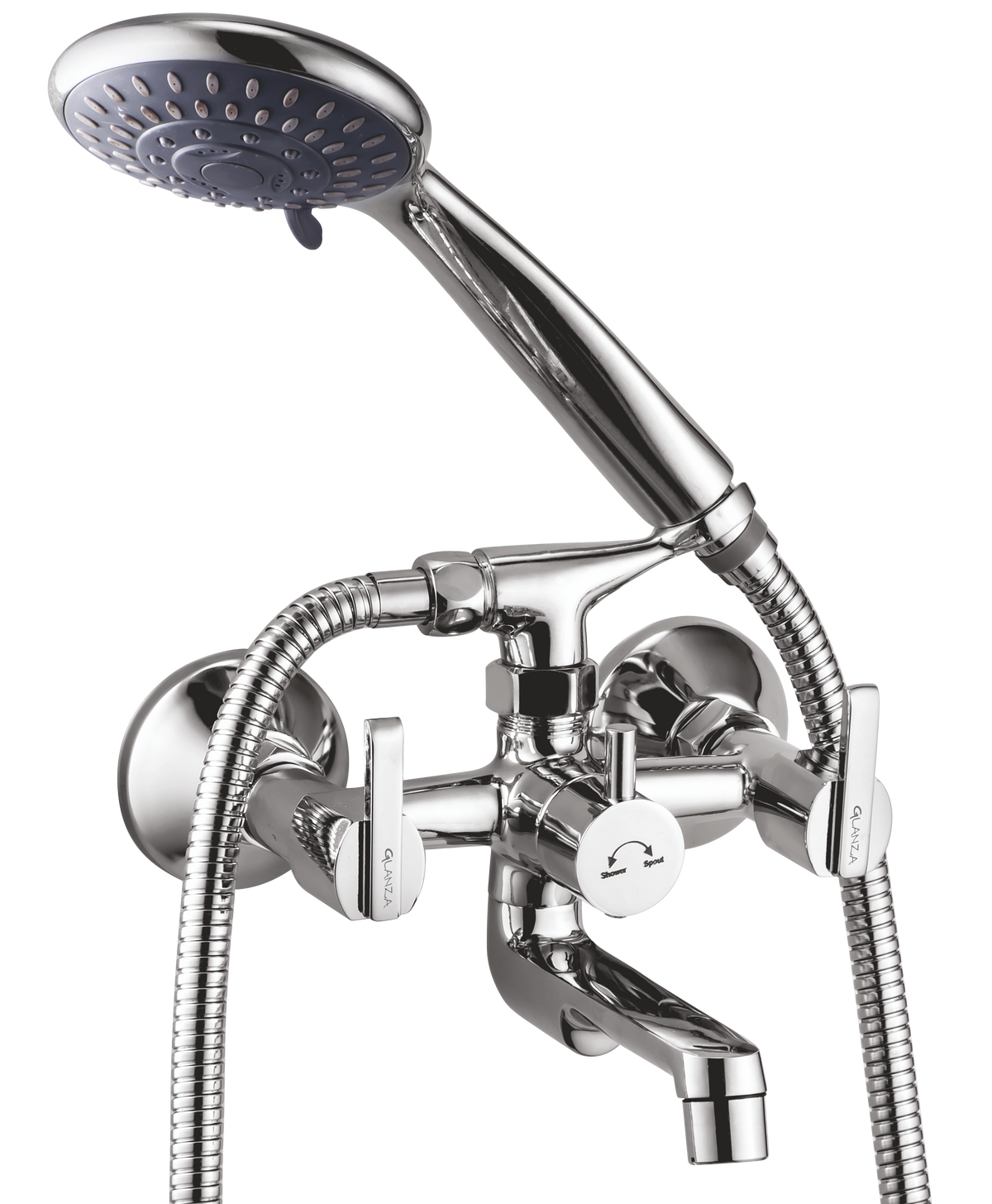 Wall Mixer Telephonic with Crutch – GR-25 | Glanza Grace Collection