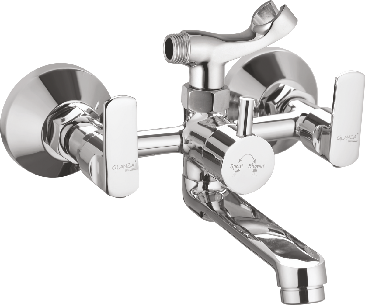 Wall Mixer Telephonic with Crutch DN-25 | Glanza Donald