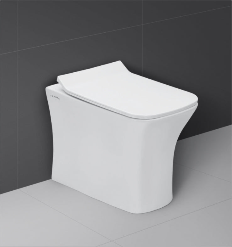 Glanza EWC- Back to Wall Bettle | 510 x 345 x 390 mm | S-Trap, P-Trap