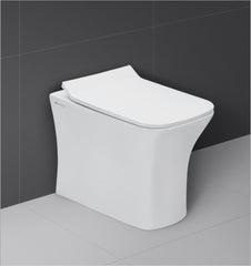 Glanza EWC- Back to Wall Bettle | 510 x 345 x 390 mm | S-Trap, P-Trap