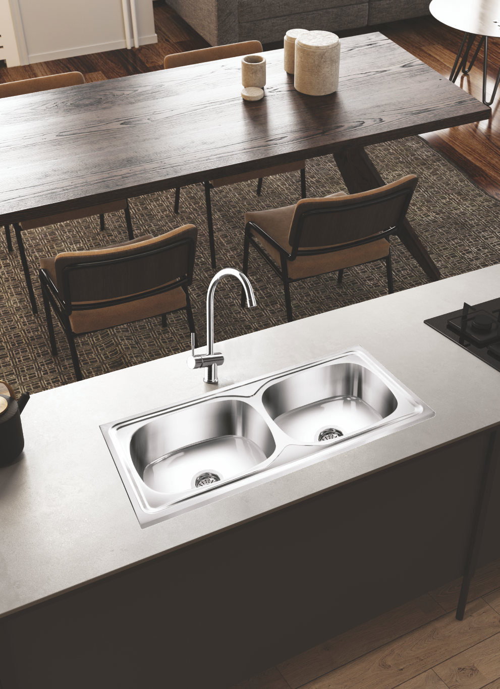 Kitchen Sink | DOUBLE BOWL by Glanza