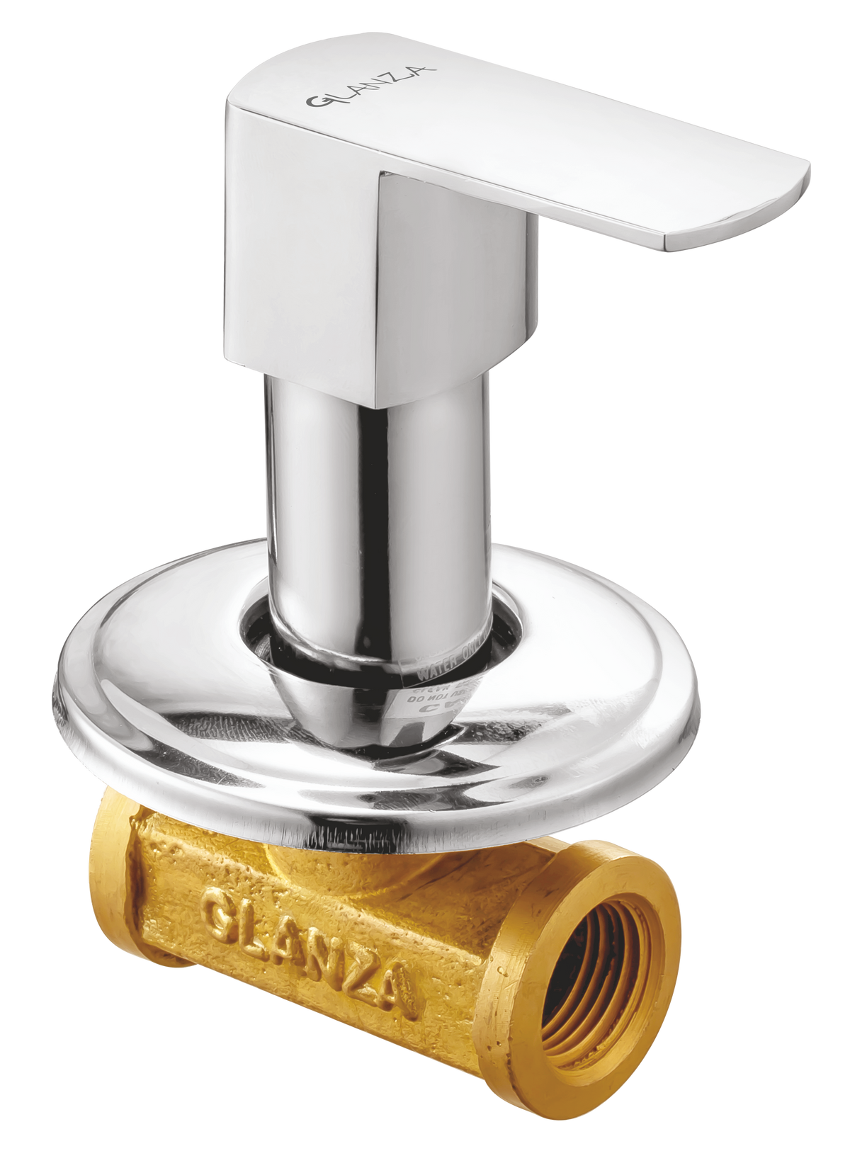 Concealed Stop Cock 15mm – CU-05 | Glanza Cubix Collection