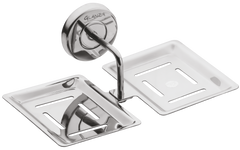 Deluxe Double Soap Dish | Glanza GDSD-151