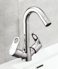 RY-18 Centre Hole Basin Mixer | Glanza Rays Collection
