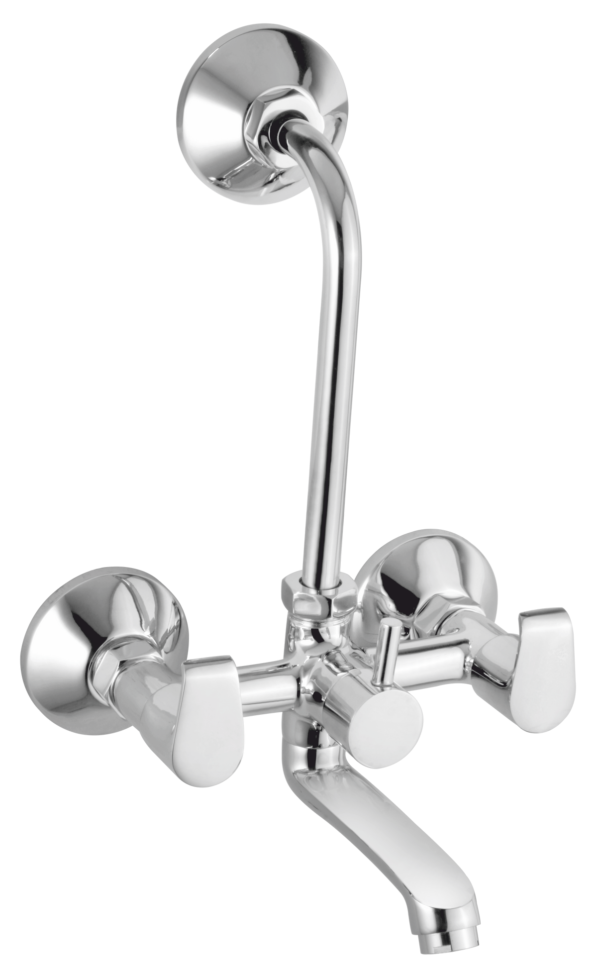 AS-24 Wall Mixer Telephonic with L-Bend | Glanza Aster Collection